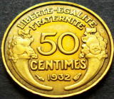 Moneda istorica 50 CENTIMES - FRANTA, anul 1932 * cod 495 A