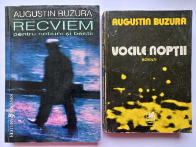AUGUSTIN BUZURA- RECVIEM PENTRU NEBUNI SI BESTII (1999) + VOCILE NOPTII (1980) foto