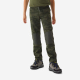 PANTALON REZISTENT 500 CAMUFLAJ HALFTONE COPII, Solognac