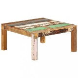 VidaXL Măsuță de cafea, 80x80x40 cm, lemn masiv reciclat