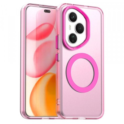 Husa MagSafe pentru Honor 400 Pro, Techsuit, CandyCase, Roz foto