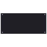 Cumpara ieftin Panou antistropi de bucatarie, negru 90x40 cm sticla securizata