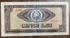B11 125 - Bancnota foarte veche - Romania - 5 lei - 1966