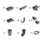 Set jgheab 6m grafit Sistem 100