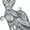 Sticker decorativ, Mandala , Negru, 84 cm, 4900ST