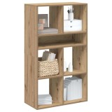 VidaXL Bibliotecă, stejar artizanal, 66x31x112 cm, lemn prelucrat