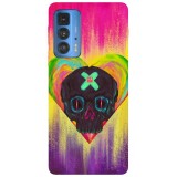 Husa compatibila cu Motorola G20 model Skull Art, Silicon, TPU, Viceversa, Transparent, Carcasa