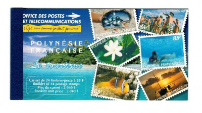 Polinezia Franceza 1997 - Turism, blocuri in carnet neuzat foto