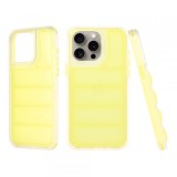 Husa pentru Apple iPhone 15 Pro Max, Techsuit, Wave Shield, Galbena