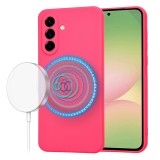 Husa silicon Samsung Galaxy A56 5G Techsuit SoftFlex MagSafe, fucsia