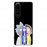 Husa compatibila cu Sony Xperia 1 III Silicon Gel Tpu Model Rick And Morty Connected