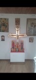 Troița realizată din lemn ,Creație proprie, pictata manual 120cm/80cm , execut la comanda