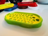 Sapuniera 3D, model Wave, Lime Galben, Oem