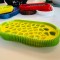Sapuniera 3D, model Wave, Lime Galben