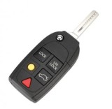 Set 2 bucati - Carcasa cheie Topautochei&amp;#174; compatibila cu Volvo C70 S40 S60 S70 S80 S90 V40 V70 V90 XC70 XC90 5 butoane upgrade