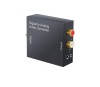 Convertor digital analog audio H-18, intrare coax si toslink, iesire coax L R si AUX