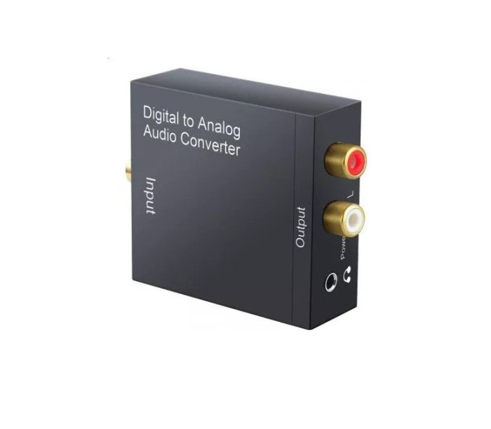 Convertor digital analog audio H-18, intrare coax si toslink, iesire coax L R si AUX