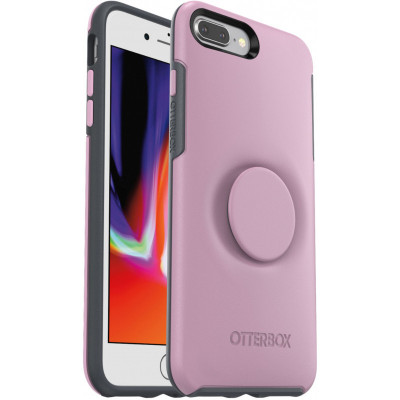 Husa Plastic - TPU OtterBox Symmetry POP pentru Apple iPhone 7 Plus / Apple iPhone 8 Plus, Roz foto