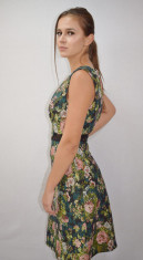 Rochie Eleganta, Imprimeu Floral, Marimea L foto