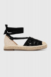 Answear Lab espadrile culoarea negru