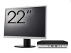 Pachet Calculator Refurbished HP EliteDesk 800 G3 Mini PC, Intel Core i7-7700T 2.90 - 3.80GHz, 8GB DDR4, 256GB SSD, Wi-Fi + Monitor 22 Inch + Windows