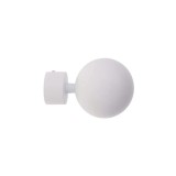 Set Capăt Decorativ Galerie Gaia Fi28 &ndash; Alb Mat Compoziție Fier Forjat