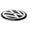 Sticker emblema autoadeziv Volkswagen, aluminiu, 6 cm, #stickervw60