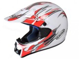 Casca Moto Enduro Awina TN8686-30 Alb-Rosu XXXS Omologata CE Protectie Ventilatie Top