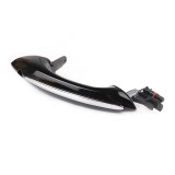 Cumpara ieftin Maner exterior Keyless stanga fata MOTOR10 pentru BMW seria 5/6/7 F01 F02 F03 F04 F06 F07 F10 F11 2008-2016, Negru