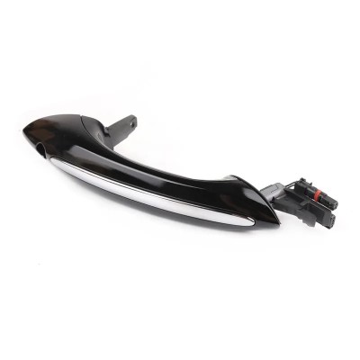 Maner exterior Keyless stanga fata MOTOR10 pentru BMW seria 5/6/7 F01 F02 F03 F04 F06 F07 F10 F11 2008-2016, Negru foto