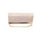 Geanta dama tip plic de seara, ocazii si petreceri, Bej relief, 26 x 12 cm, Magrot 25025