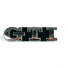 Emblema grila radiator VW Golf 6 (5k), 10.2008-, Gti, Fata, inscriptie GTI, 1K6853679D, Aftermarket