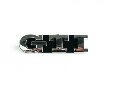 Emblema grila radiator VW Golf 6 (5k), 10.2008-, Gti, Fata, inscriptie GTI, 1K6853679D, Aftermarket foto