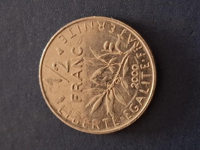1/2 franc 2000 franta