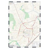 Cumpara ieftin Harta decorativa pentru perete Alba Iulia, Stil Clasic, 50x70 cm, PVC