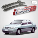 Cumpara ieftin Ștergătoare Kia Avella 1995-2001 | Set Față Flat &ndash; TeamCar&reg;