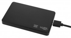 Carcasa rack extern, USB 3.0, SATA 2.5, neagra foto