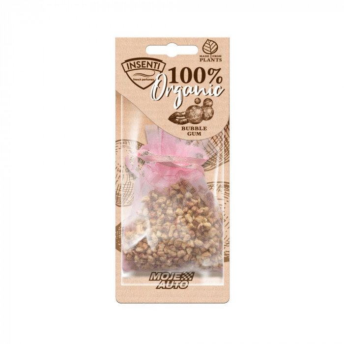 Air Freshener Insenti Organic Fresh Bag - Bubble Gum, 15g