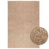 vidaXL Covor ZIZUR aspect iută 140x200 cm, pentru interior și exterior
