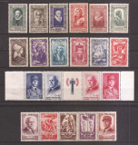 Franta 1943 - 4 serii, MNH