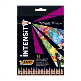 Creioane colorate 36 culori Bic Intensity Premium 1982