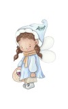Cumpara ieftin Sticker decorativ Zana, Albastru, 85 cm, 3742ST, Oem