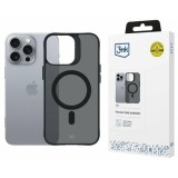 Husa de protectie 3mk Smoke MagCase pentru iPhone 16 Pro Max Semi-Transparent
