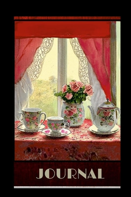 JOURNAL English Tea: Alternate lined and blank pages to write or sketch - Pretty original cover - cozy English Tea foto