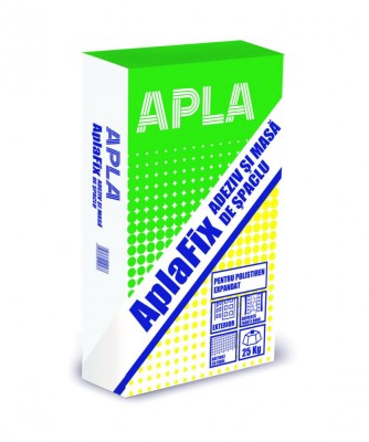 AplaFix Adeziv si masa de spaclu, pentru polistiren expandat, 25Kg foto