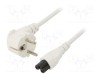 Cablu 3x0,75mm2 CEE 7/7 ştecăr unghi LIAN DUNG, IEC C5 mamă
