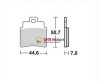 Placute frana TRW MCB 732