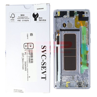 LCD+Touchscreen cu Rama Samsung Galaxy Note 8 / N950 VIOLET Original Service Pack foto