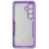 Husa tip 360, spate si fata, plastic si TPU lila, pentru Samsung Galaxy S24 5G