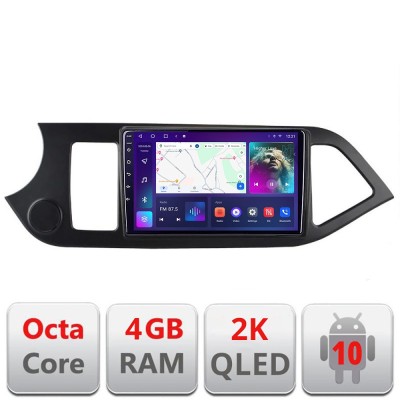 Navigatie Kia Picanto 2011-2015 C-217 Android Octa Core Ecran 2K QLED GPS 4G 4+32GB 360 KIT-217+EDT-E409-2K CarStore Technology foto